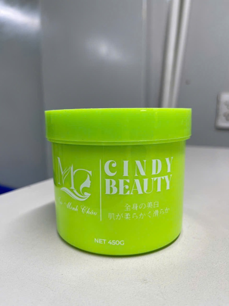 Kem Body Cindy Beauty 450G – hũ kem của thương hiệu Tuệ Minh Châu Beauty